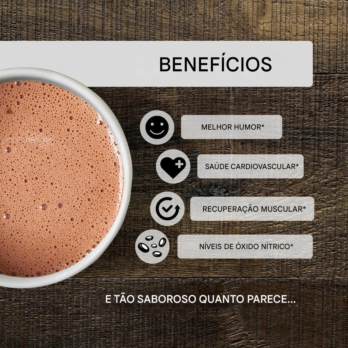 Cacau Supercarregado com Flavanóis e Flavonoides 1200mg
