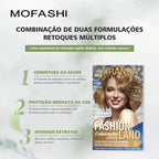 Tintura Permanente para Cabelo Mofashi, unissex, com ingredientes ativos, formulada com ingredientes de alta qualidade para hidratar e reparar profundamente os cabelos.