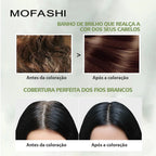 Tintura Permanente para Cabelo Mofashi, unissex, com ingredientes ativos, formulada com ingredientes de alta qualidade para hidratar e reparar profundamente os cabelos.