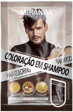 Shampoo tonalizante 3 em 1, adequado para cabelos castanho-escuros, cobre os cabelos brancos, indicado para homens e mulheres, resultados com qualidade de salão.