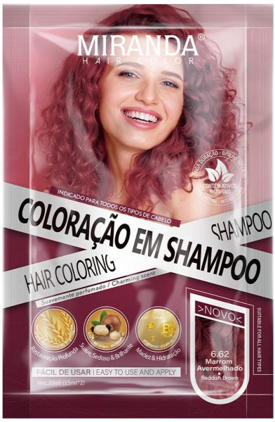 Shampoo tonalizante 3 em 1, adequado para cabelos castanho-escuros, cobre os cabelos brancos, indicado para homens e mulheres, resultados com qualidade de salão.